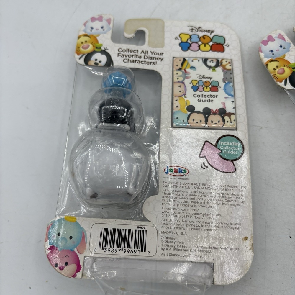 Disney Tsum Tsum Figures Series 1 Lot of 2 Pack of 3 Olaf‎ Stitch Tigger Pluto - Picture 4 of 5
